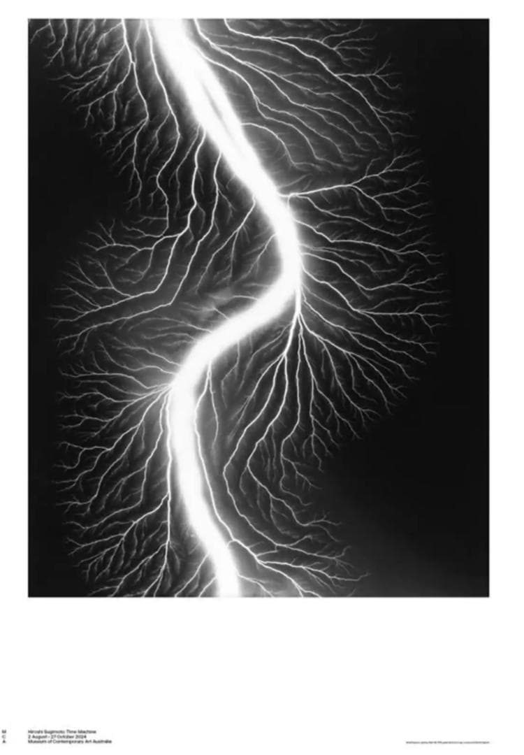 杉本博司　HIROSHI SUGIMOTO 額入りポスター。