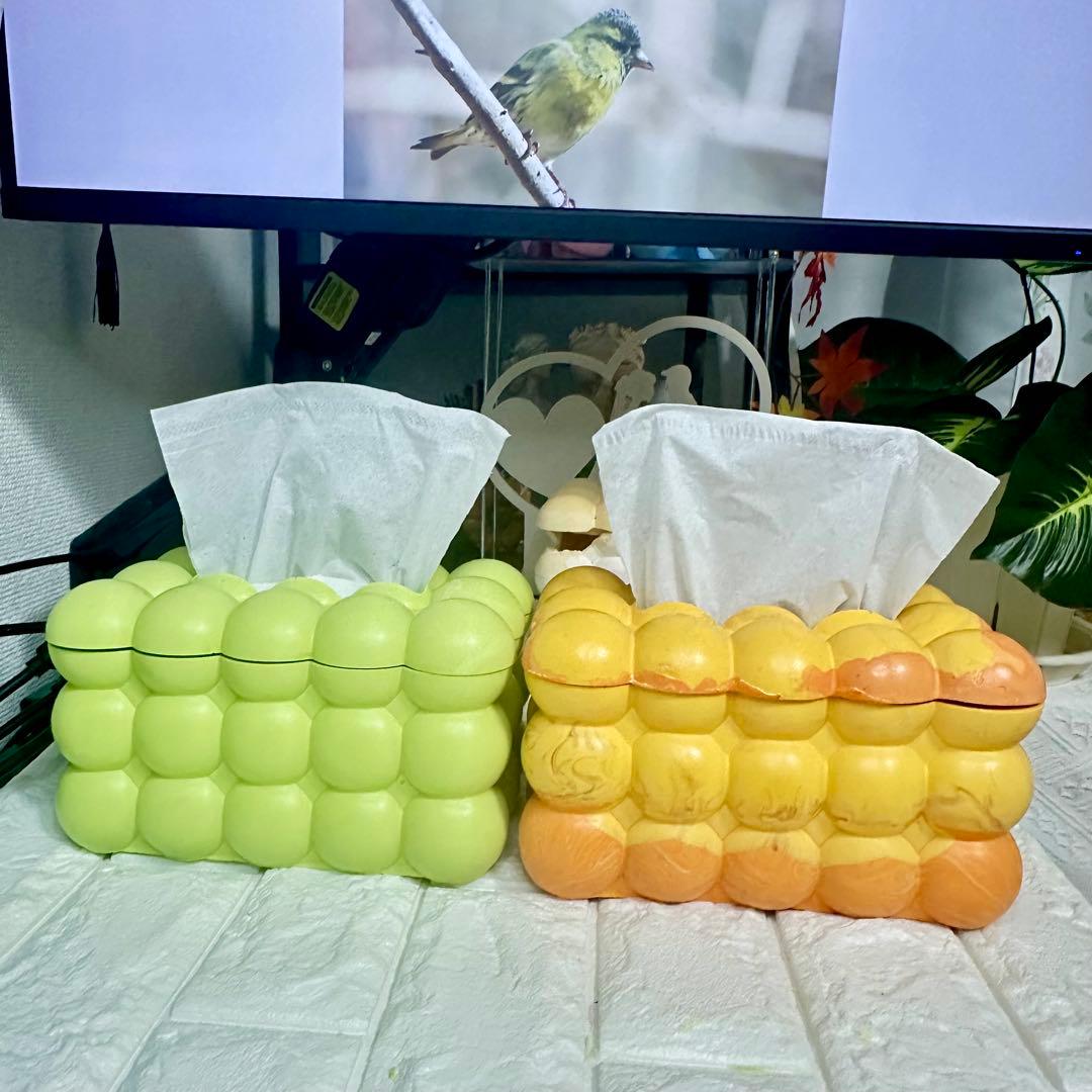 セール ジェスモナイト バブルデザイン ティッシュボックス tissue box