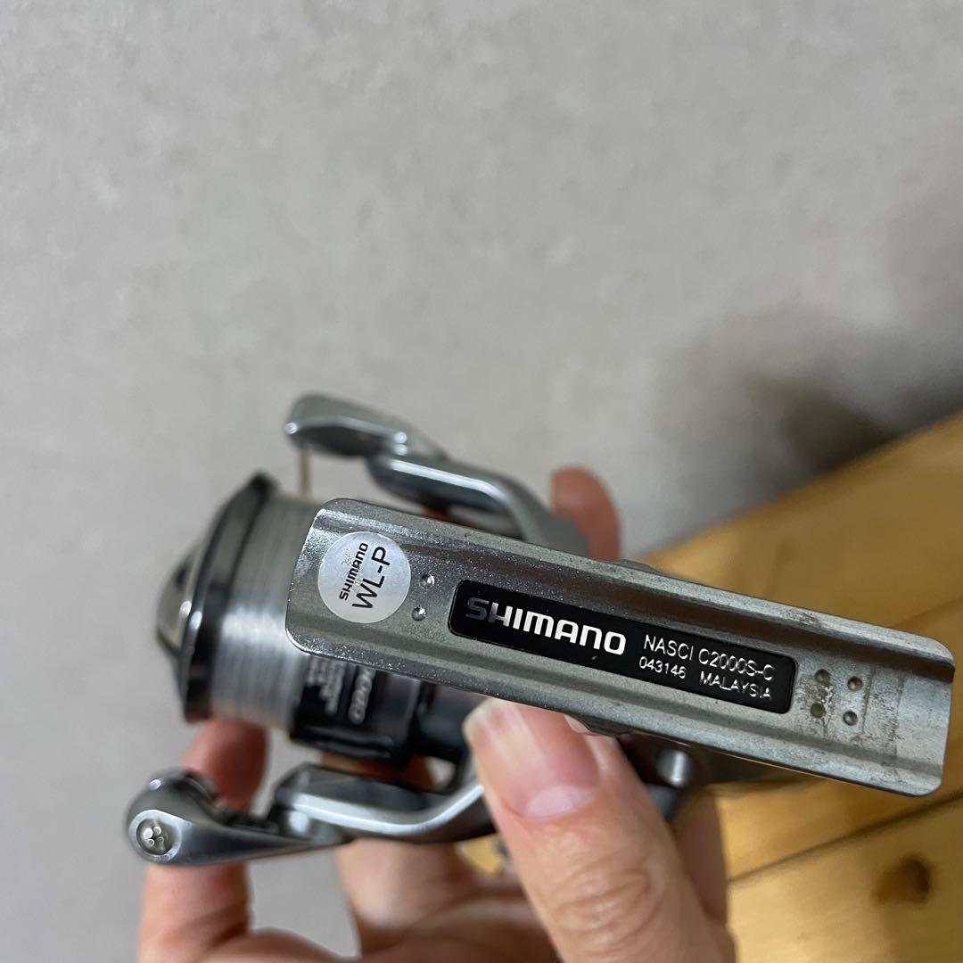 美品　SHIMANO シマノ ナスキー C2000S c シルバー　NASCI