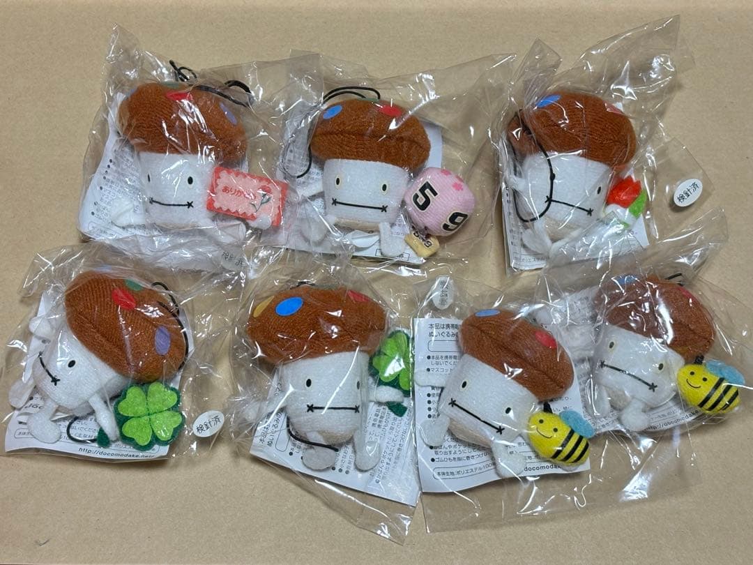 ドコモダケ ストラップ他 まとめ売り マスコット キーホルダー ステッカー レア