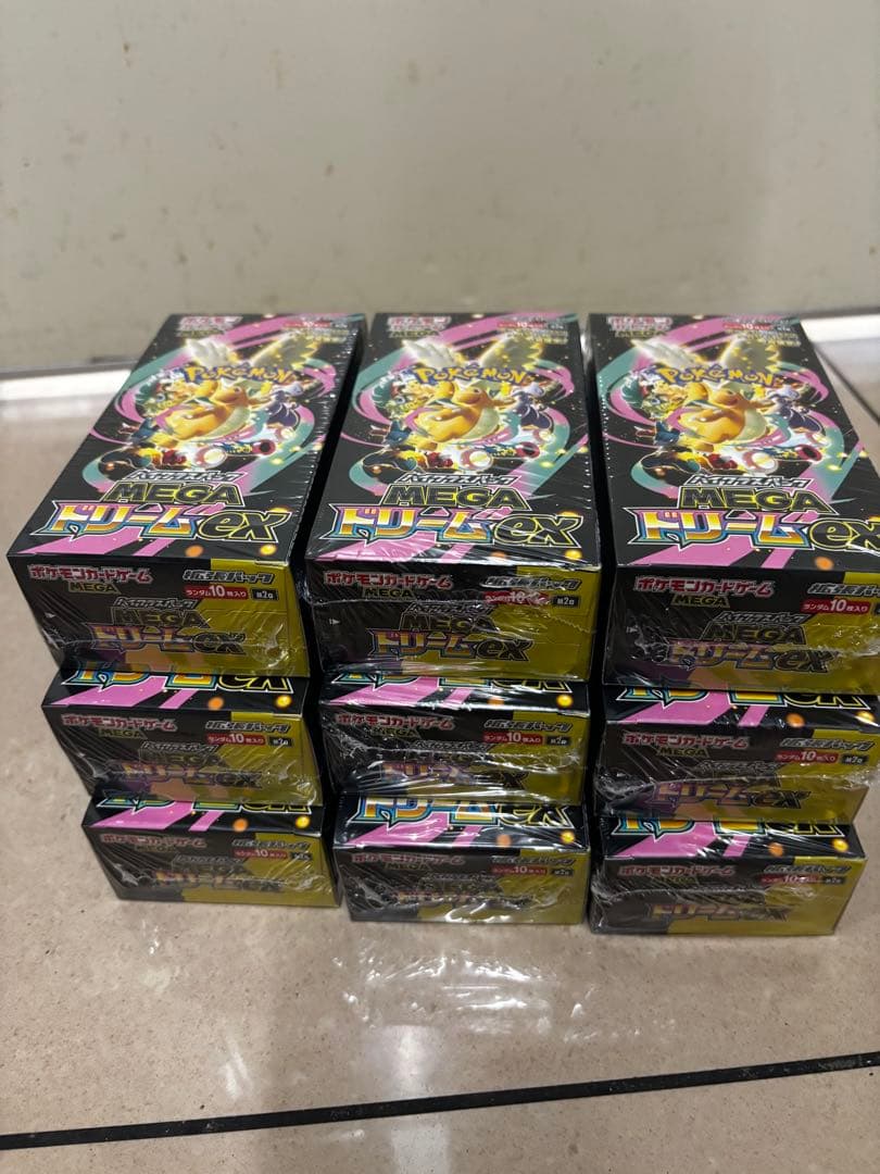 【シュリンク付き】mega メガドリームex 9box