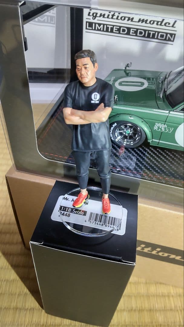 ミニカー 1/18 Datsun 510 Wagon With Mr. Jun Imai