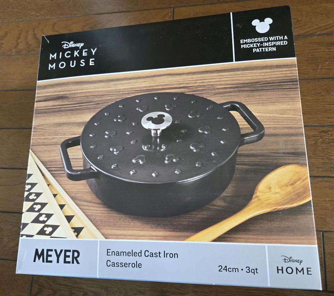 マイヤー ミッキーマウス アイロン キャセロール ほうろう　24cm