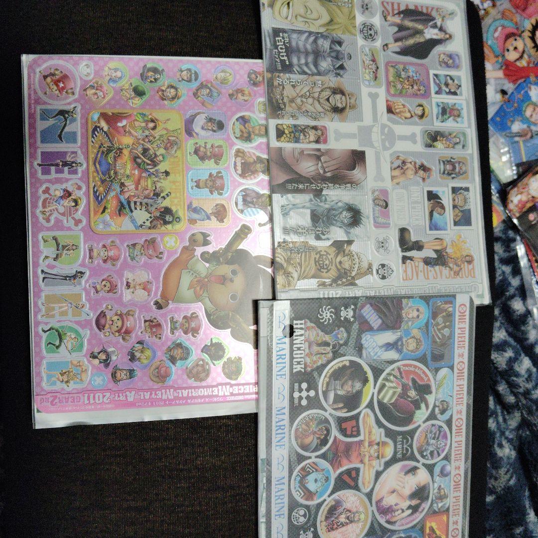希少！ONE PIECE キャラクターシール 5枚セット 2011年