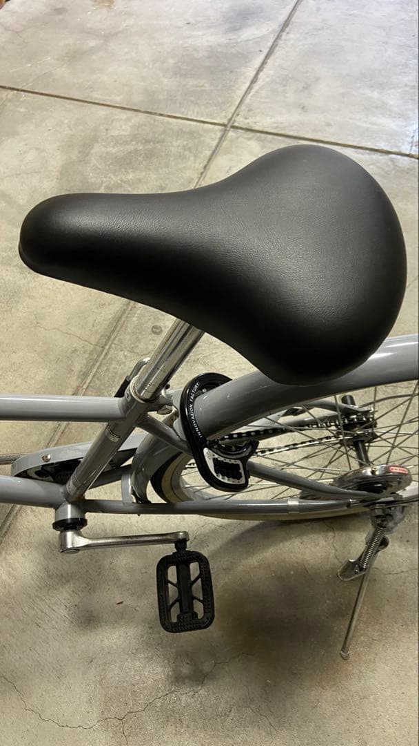 シティーサイクル　自転車　24インチ　ネズミ色　お引き取り限定　京都市内