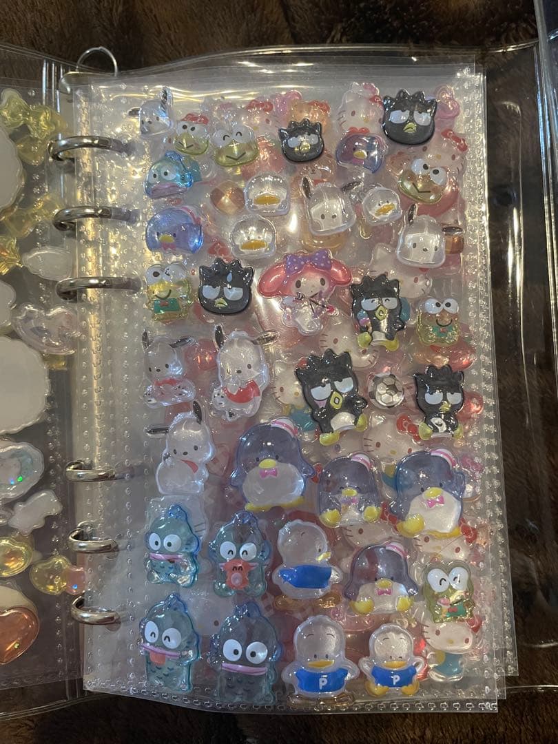 シール帳　 完成品　サンリオ　ボンボンドロップシール　6枚セット