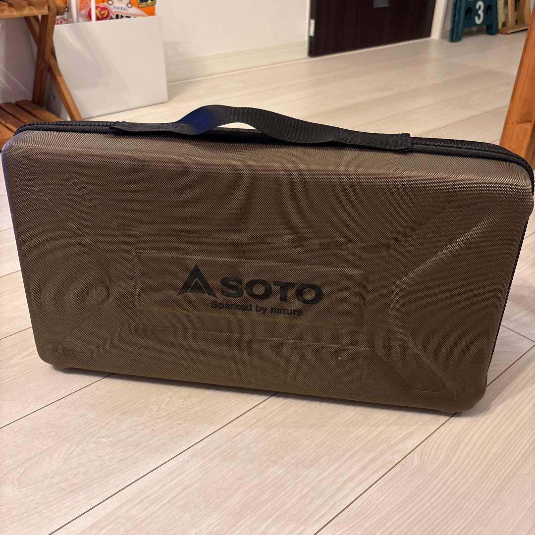 使用少 SOTO GRID ST-526 専用ハードケース テーブル付 美品