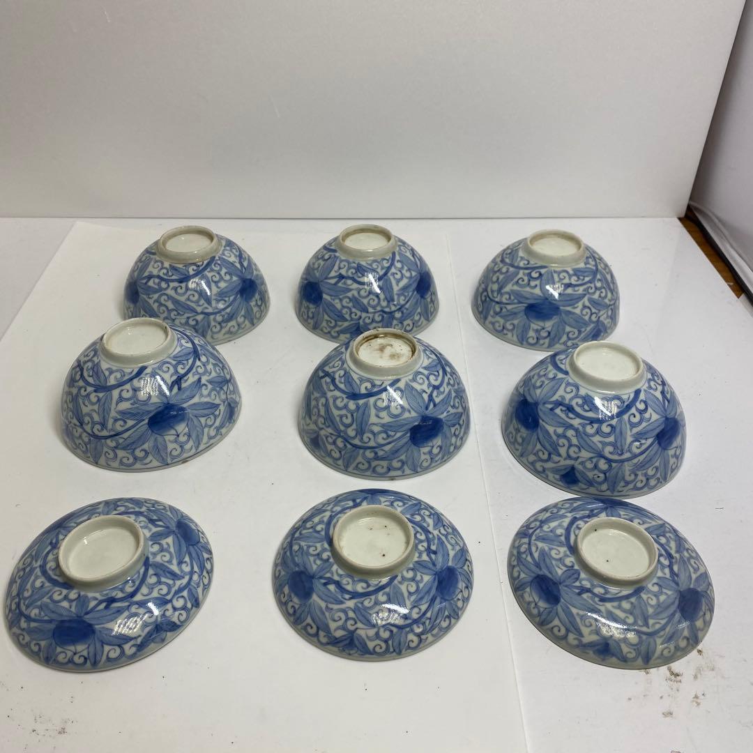 古伊万里　中皿・ふた茶碗　色々　東K7-1222④タニコ