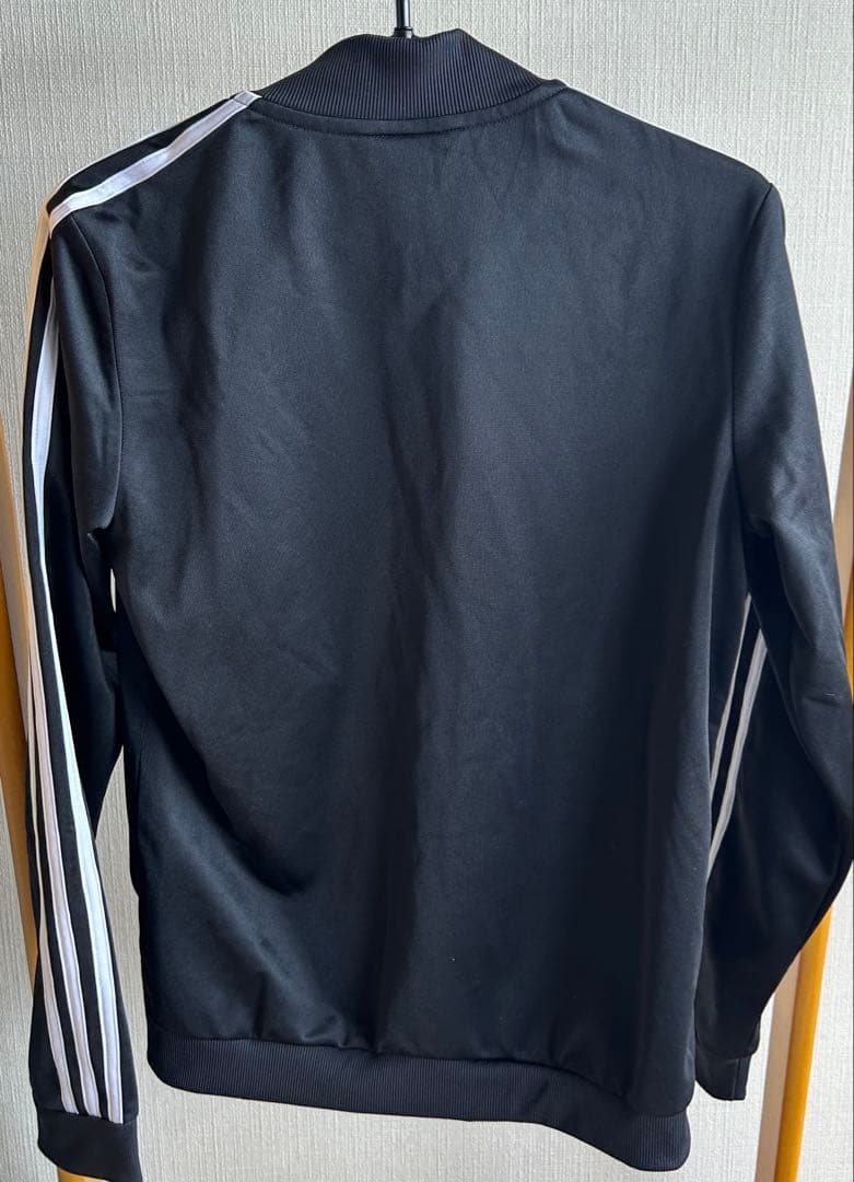 adidas ブラック ジャージジャケット M