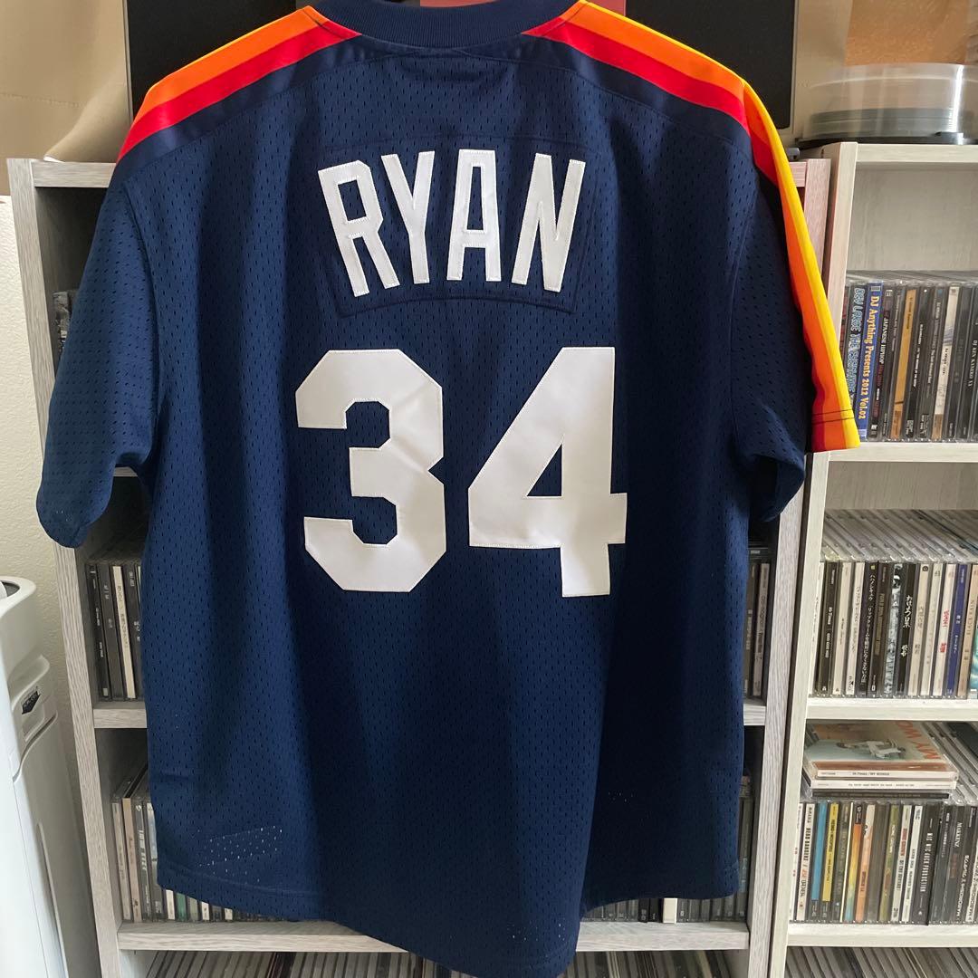 ウェア Mitchell & Ness Astros Baseball Jersey