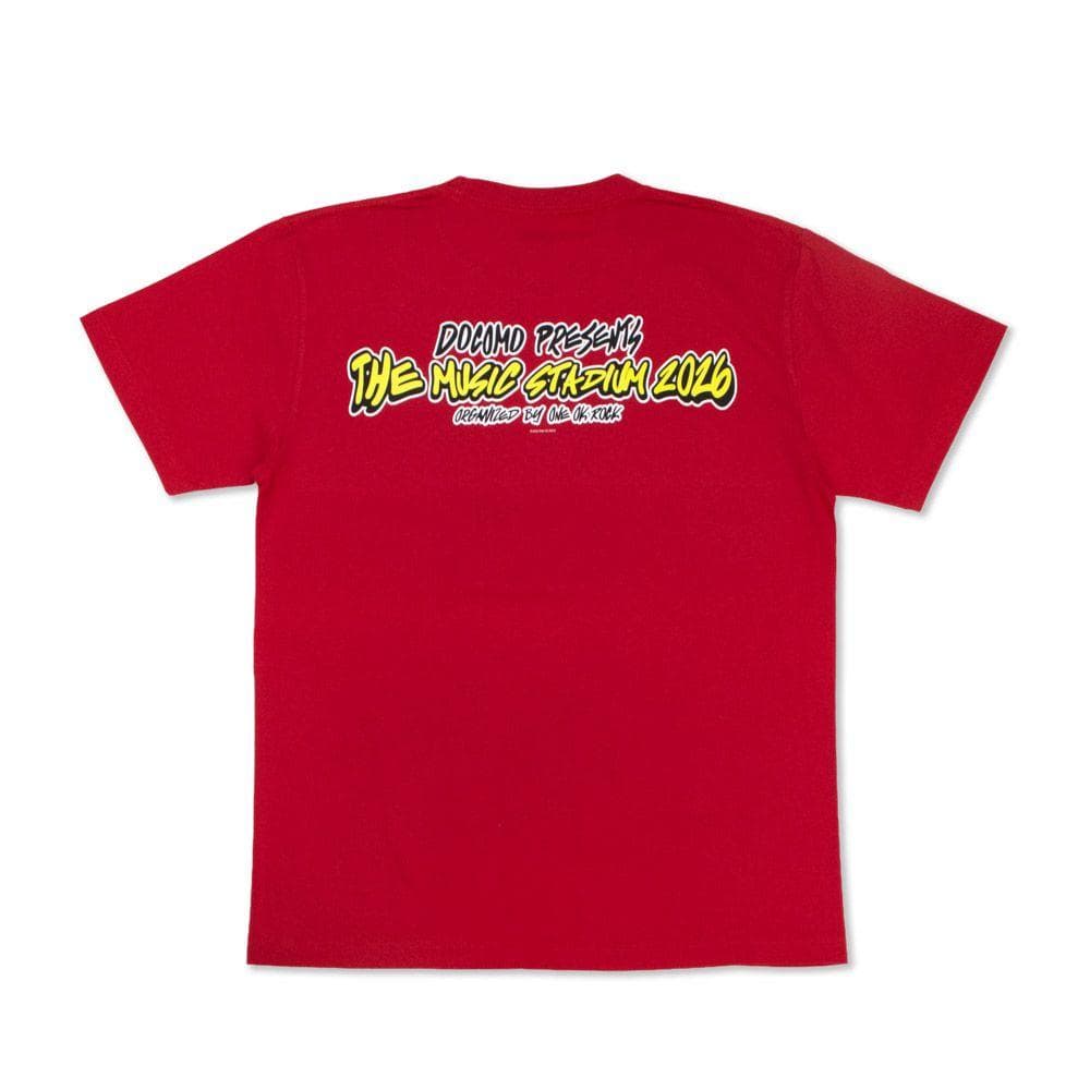 Ｍサイズ　ONE OK ROCK 2026 TMS Tシャツ-B RED 赤