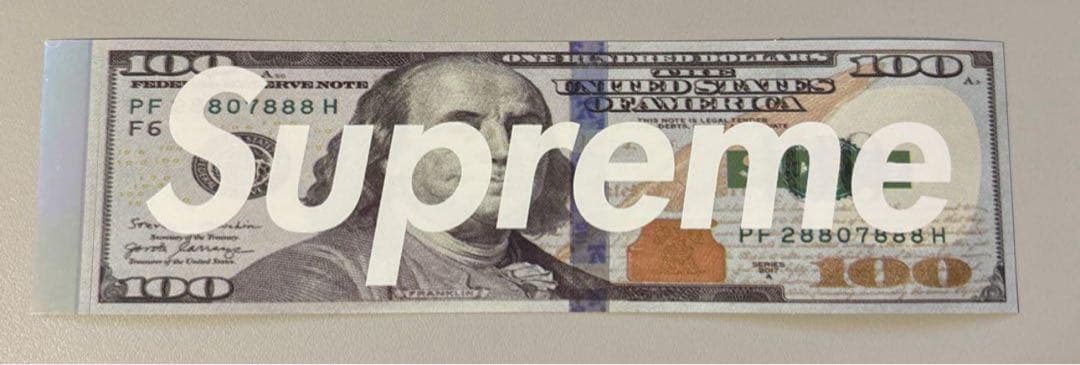 Supremeボックスロゴステッカー 2025FWフリーギフト ノベルティ限定品