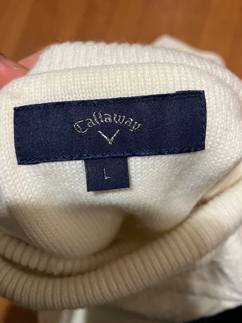 Callaway ハイネック セーター L ホワイト