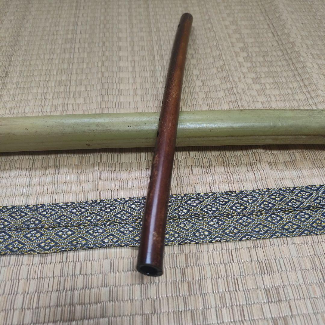 燻竹製 篠笛 唄物七本調子