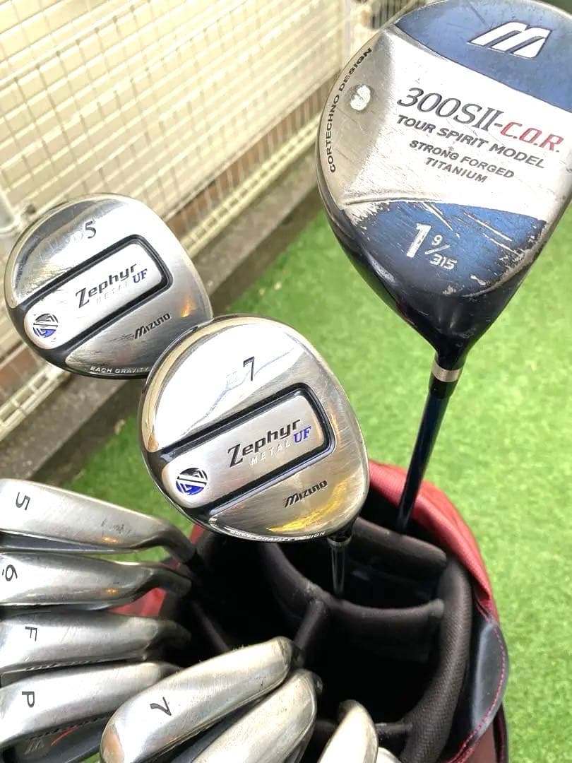 ミズノ ゴルフクラブ フルセット Callaway テイラーメイドパター/バック