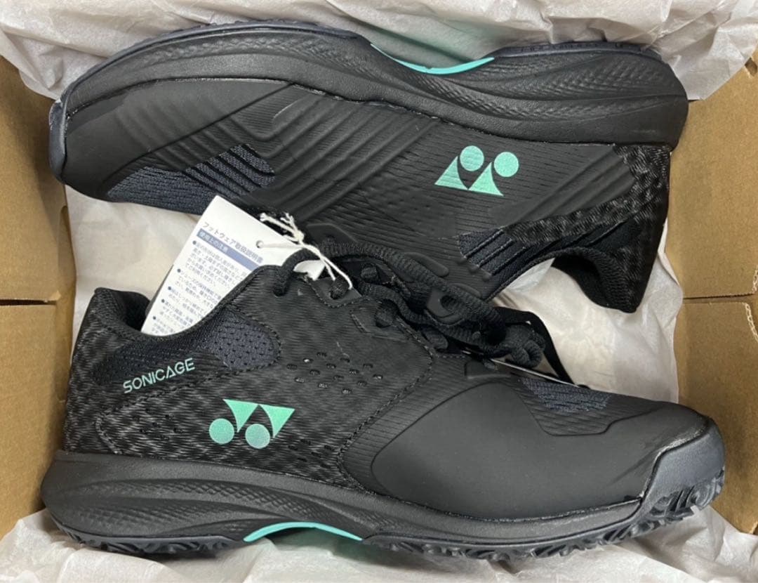 YONEX テニスシューズ クレー砂入人工芝用 4E wide 007 27.5