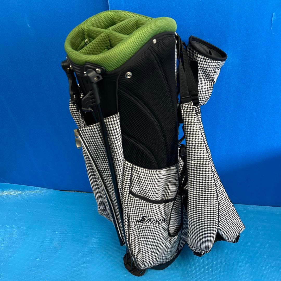 SRIXONチェック柄スカルデザインゴルフバッグ