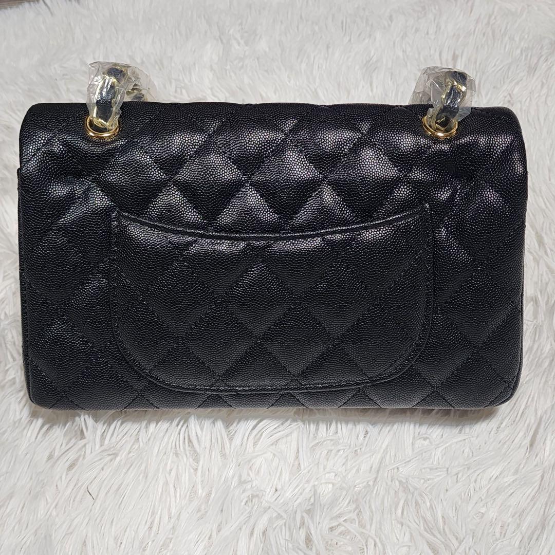 m*2様 再出品　CHANEL　ショルダーバッグ　キャビア　キルティング　黒
