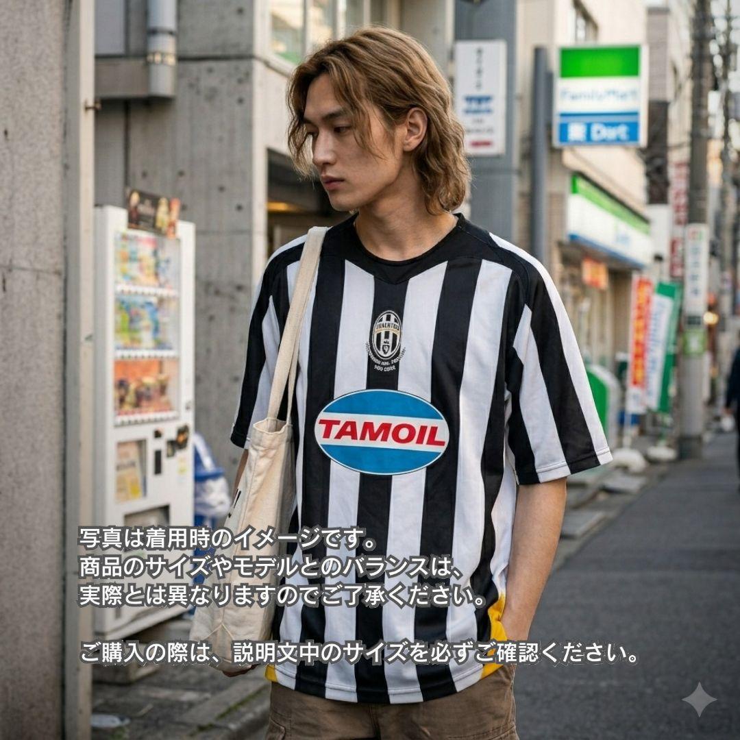 古着 サッカー ユニフォーム ゲームシャツ ユベントス トレゼゲ メンズXL相当