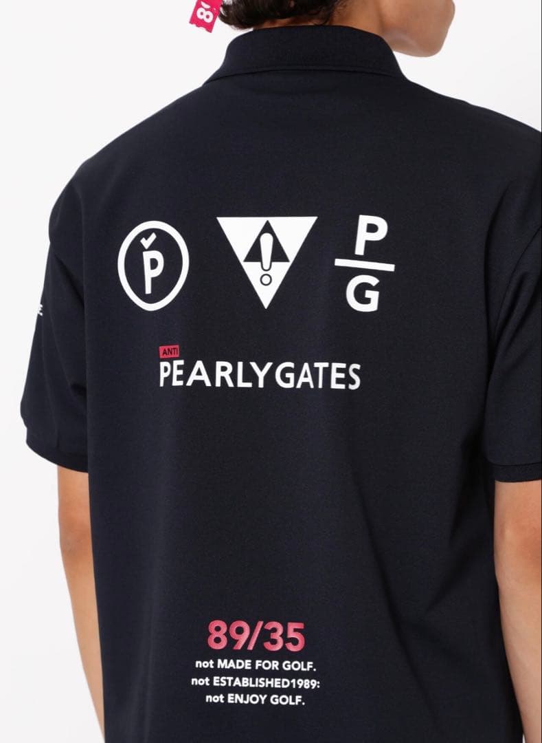 PEARLY GATES ネイビー　ポロシャツ
