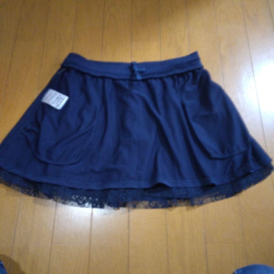 FILA ネイビー レーススカート付きトップス Mサイズ