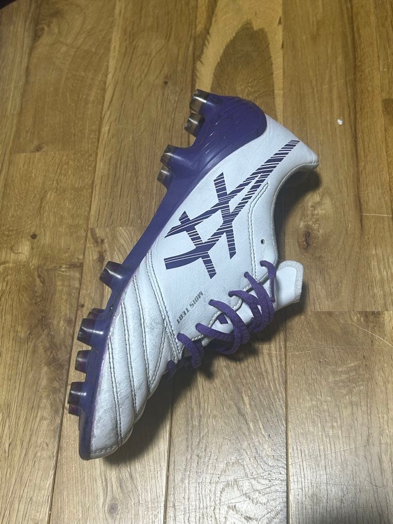ASICS ゼロ スパイクシューズ ホワイト/パープル