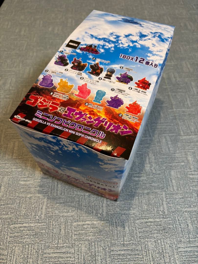 【フルコンプ】ゴジラ対エヴァンゲリオンミニソフビクロニクル　全12種