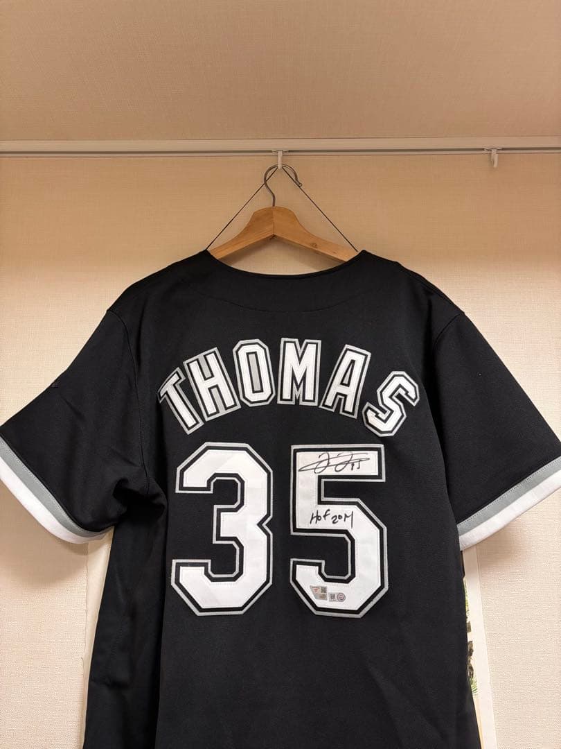 【直筆サイン】フランク・トーマス ユニフォーム Fanatics MLB証明書付