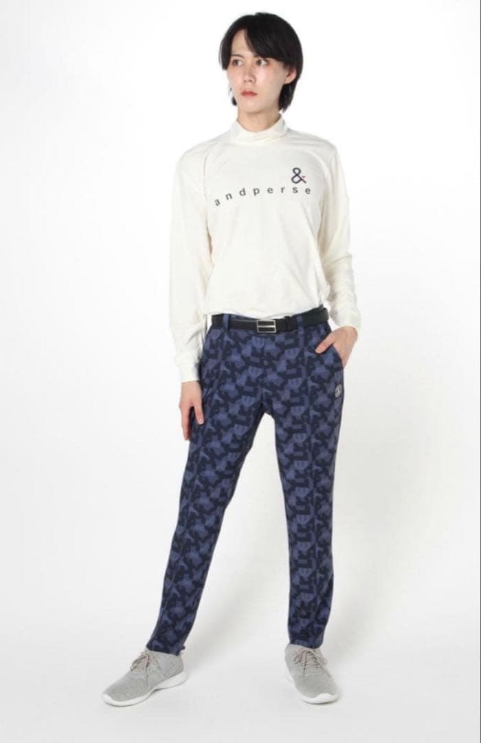 【新品】アンパスィ and per se ゴルフウェア ロングパンツ XL