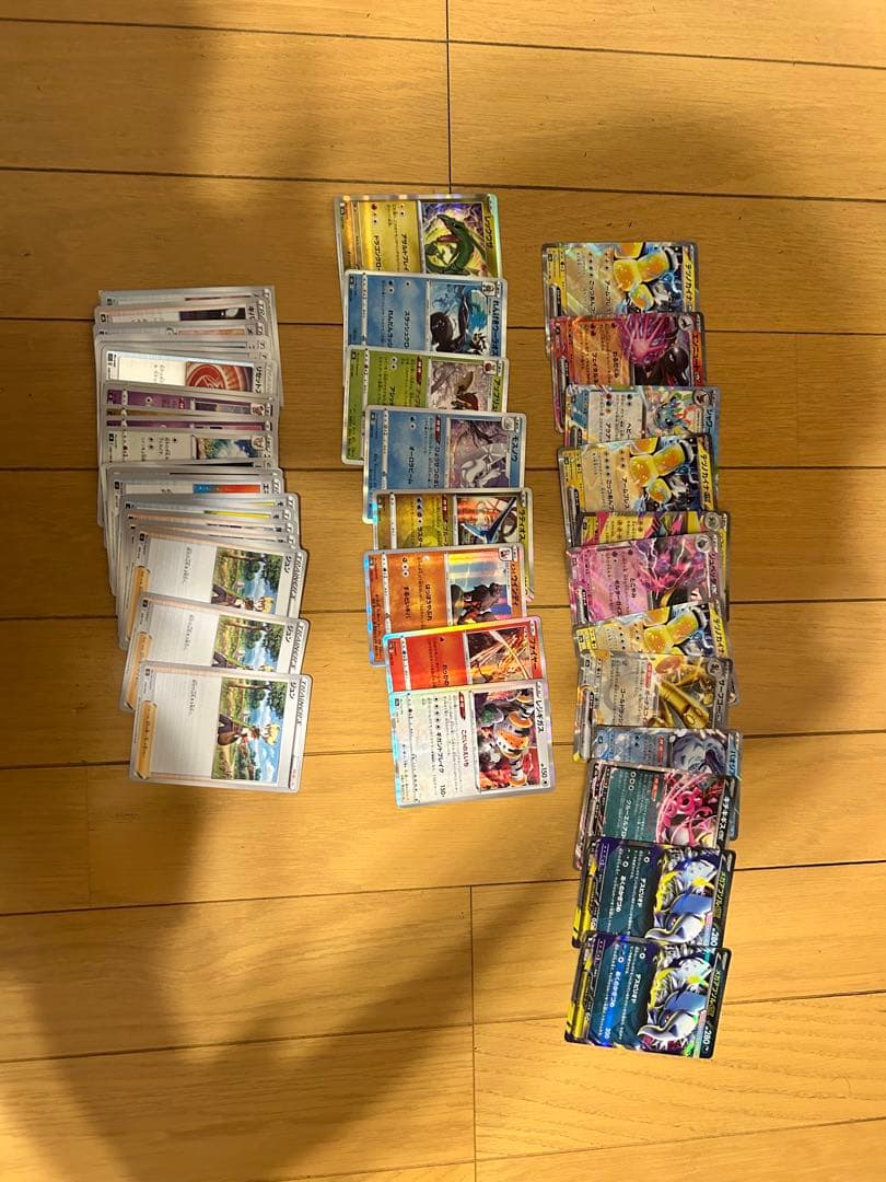 ポケカ　引退品　旧裏　セット売り　EX AR スリーブ　デッキ構築済み