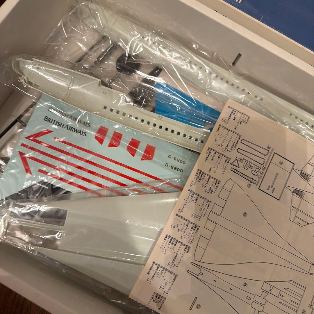 CONCORDE 1/100 組み立て式モデルキット　コンコルド