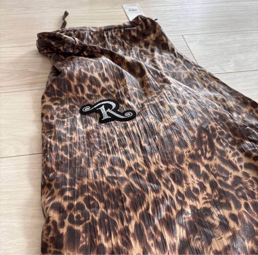 アールロンドン　レオパード　ロングモモンガ　サルエルパンツ