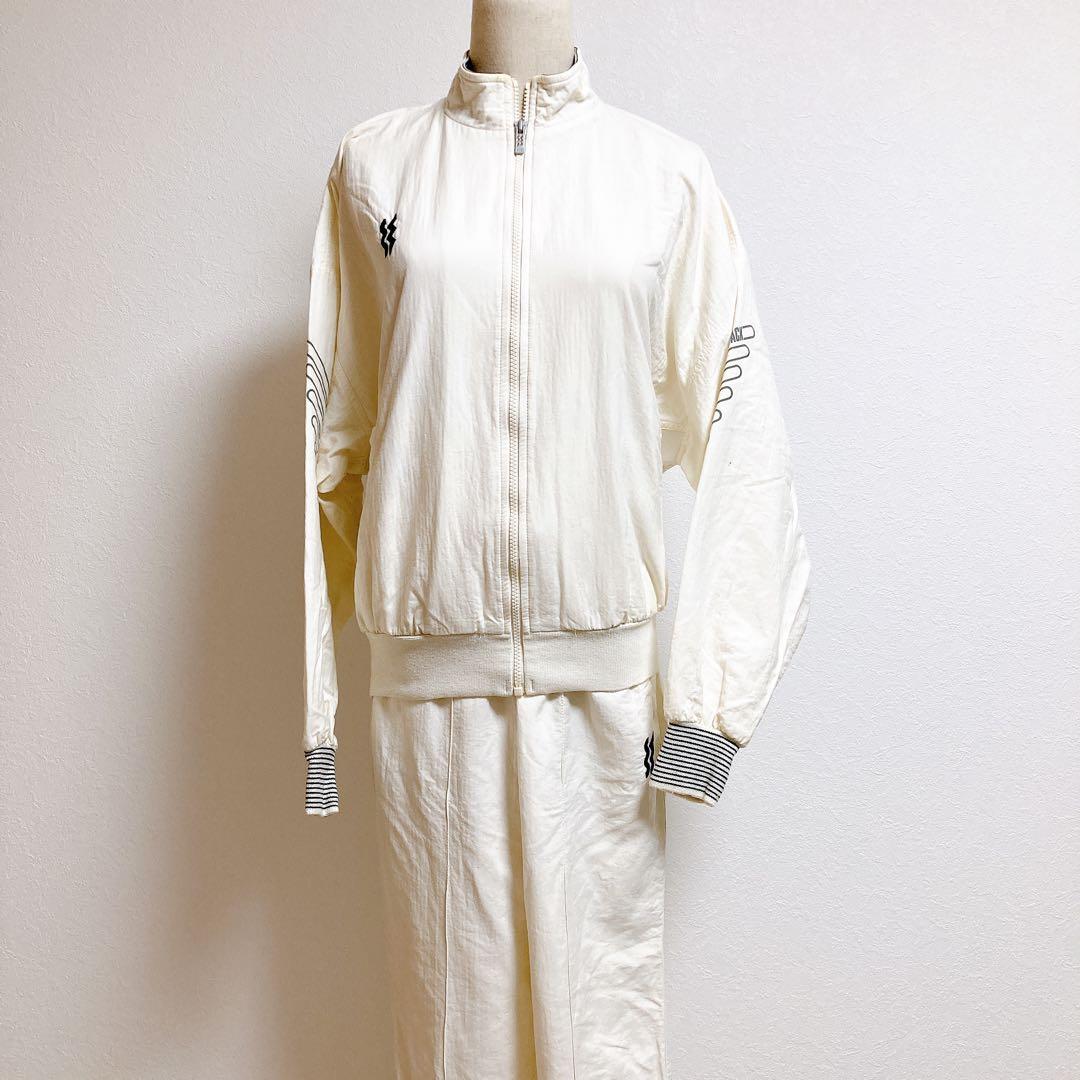 90s SUPER STAR スーパースター　セットアップ上下　クリーム　L
