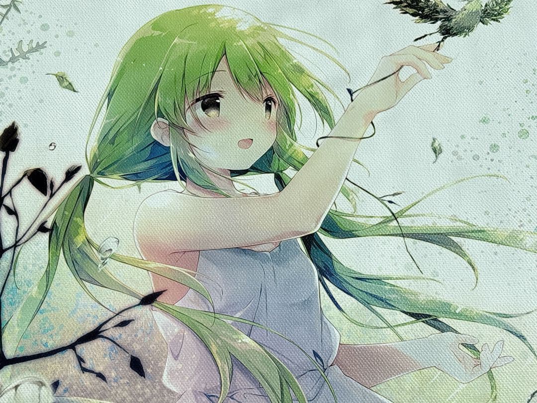 直筆サイン入り しらたま しらたまこ キャンバスアート