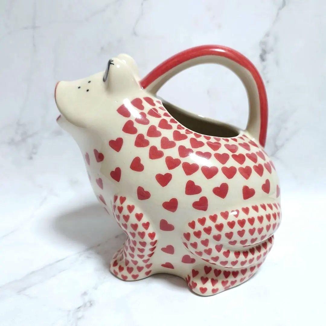 新品 ポーリッシュポタリー Galia社 カエル じょうろ