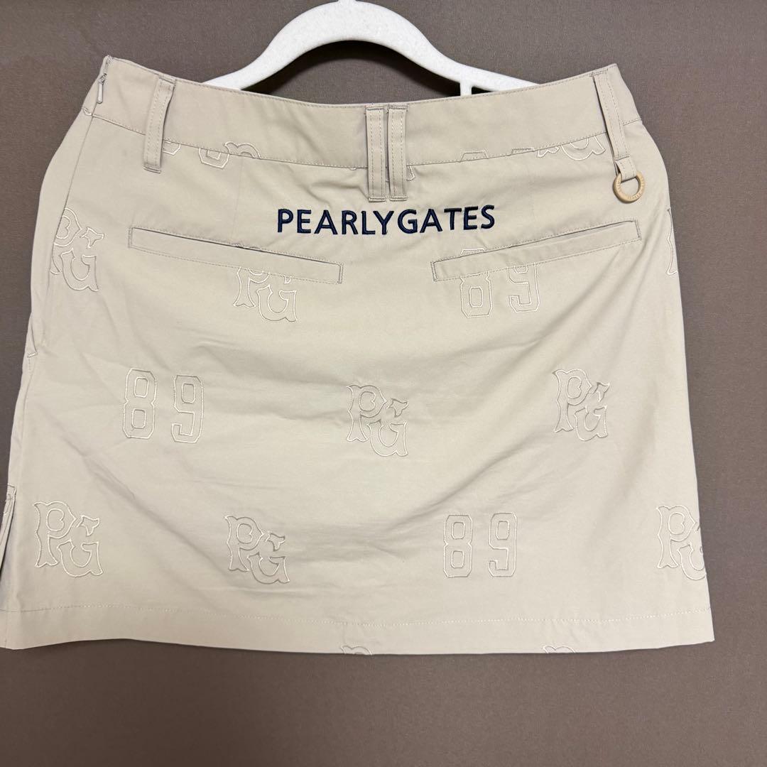 新作 PEARLY GATES ベージュ スカート