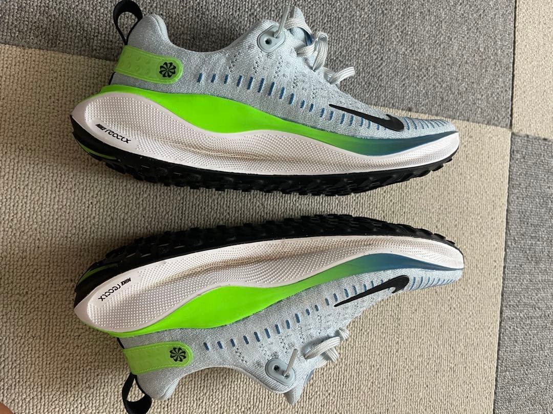 NIKE Infinity Run 4 グレー/グリーン26.5cm