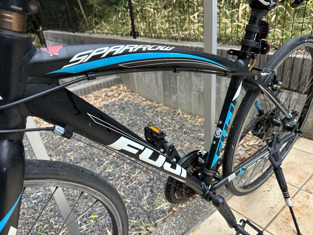 FUJI SPARROW クロスバイク　スタンド付き