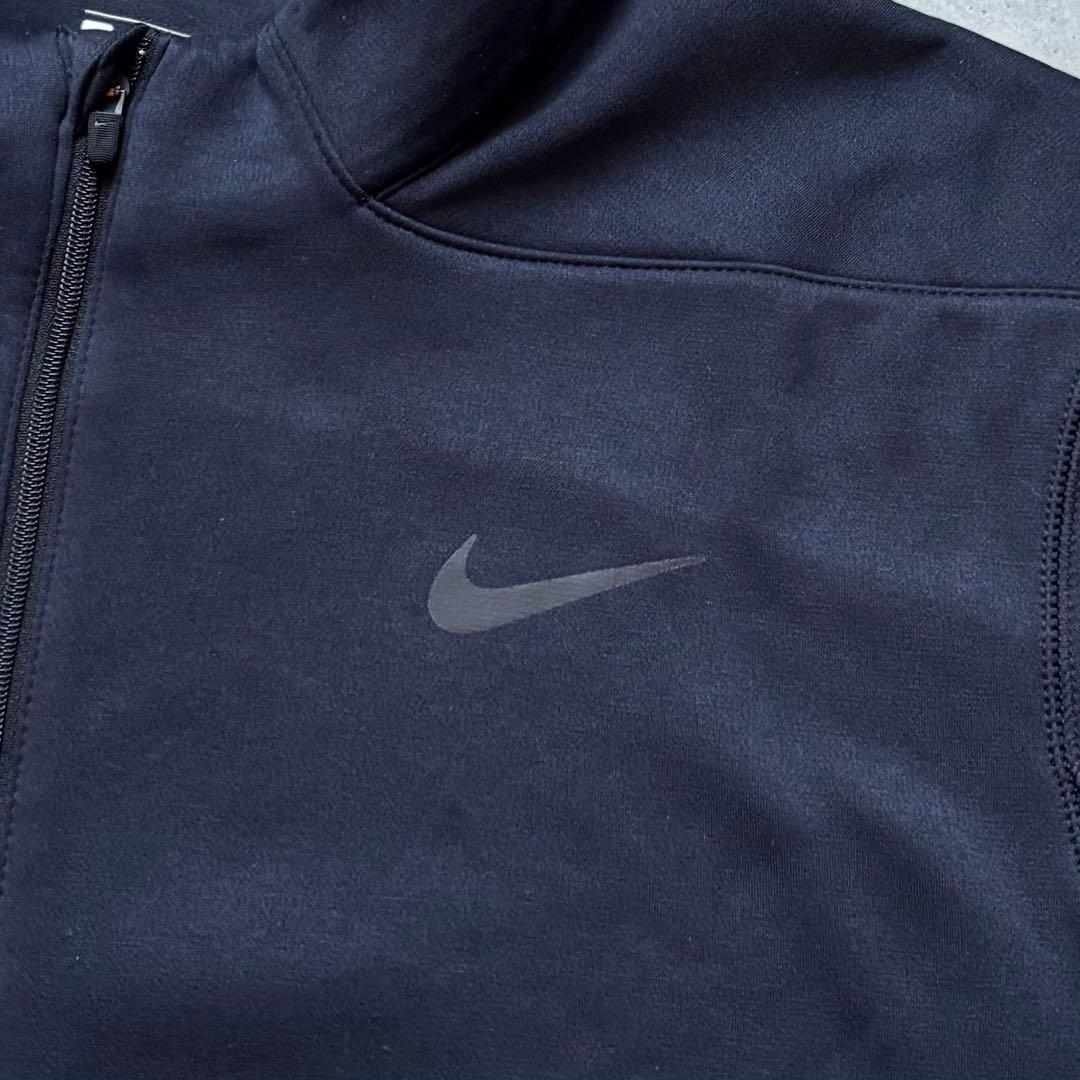 NIKE GOLF ナイキゴルフ ダンボールニット 裏地フリース ハーフジップ