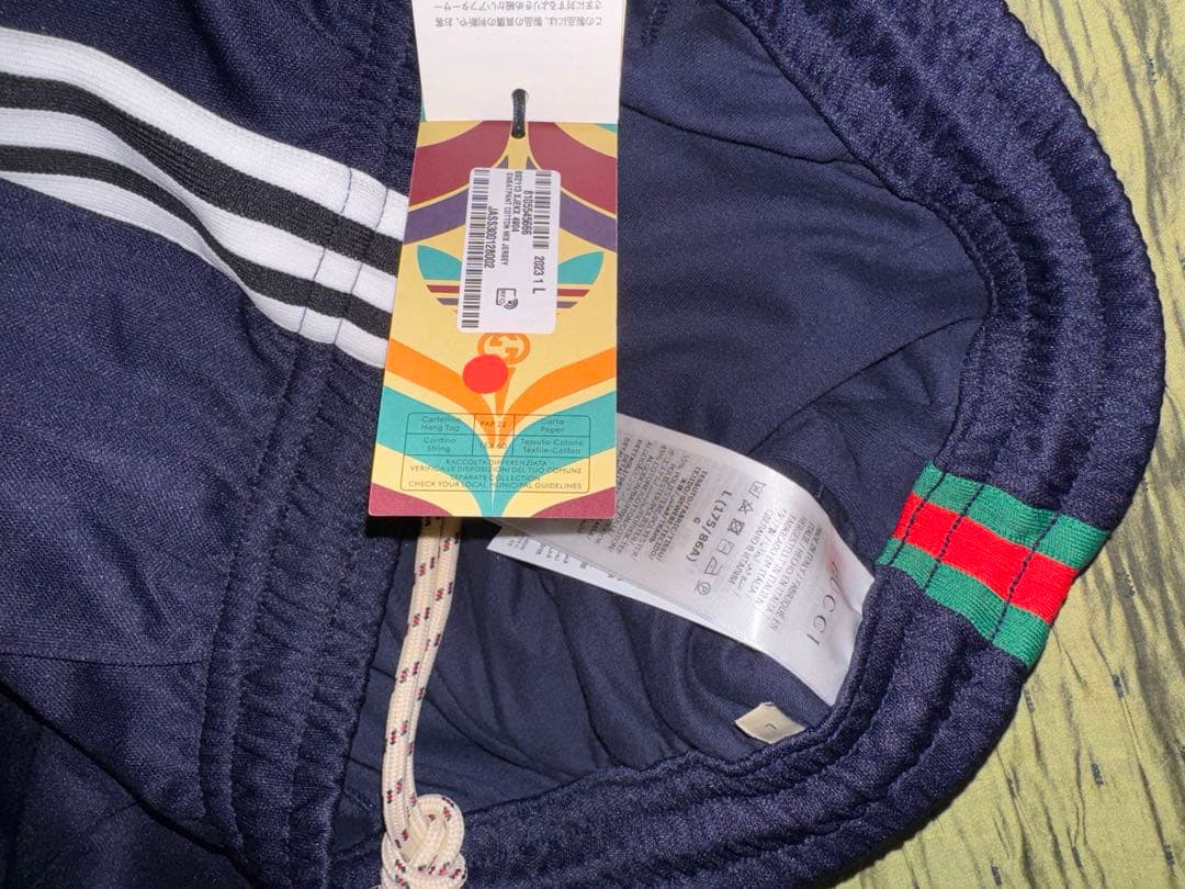 adidas GUCCIオリジナルスコラボジャージ　新品未使用48サイズL