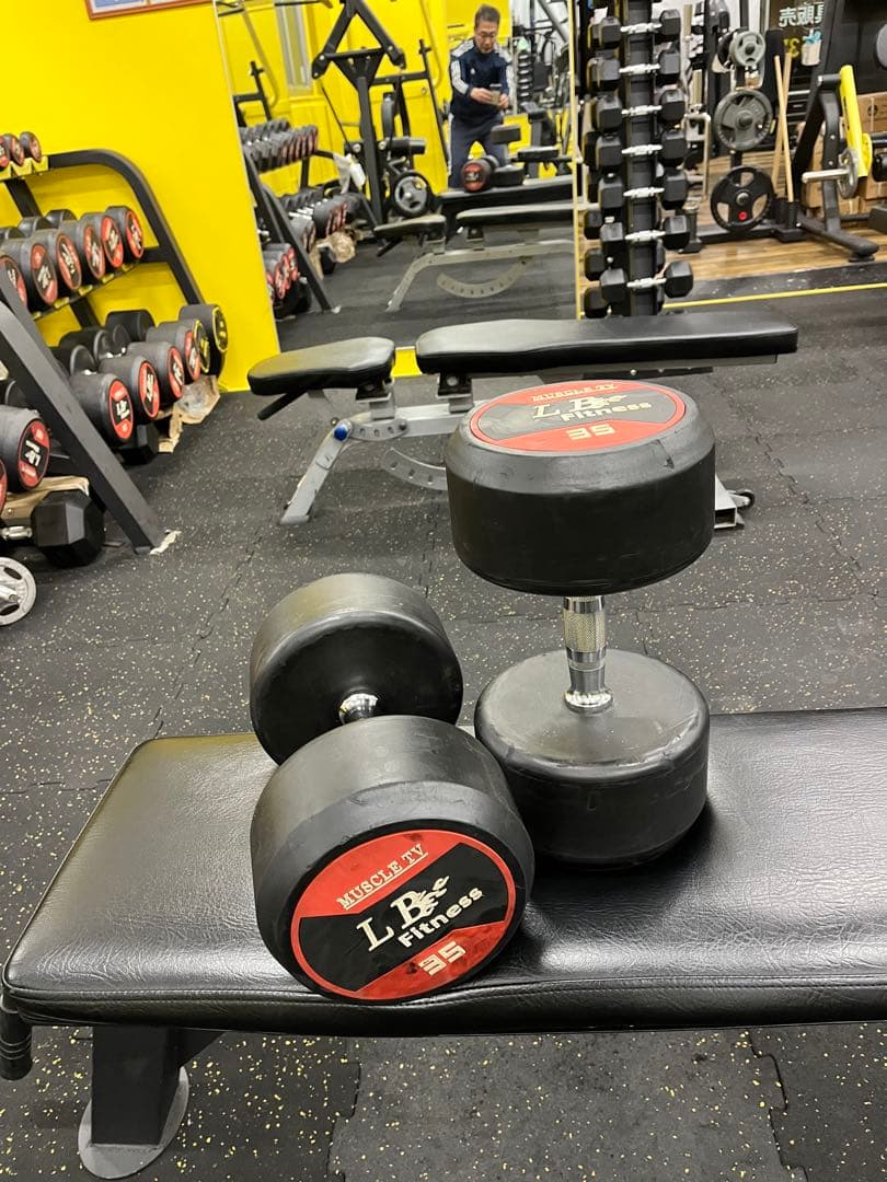 ラバーダンベル10kg  2個