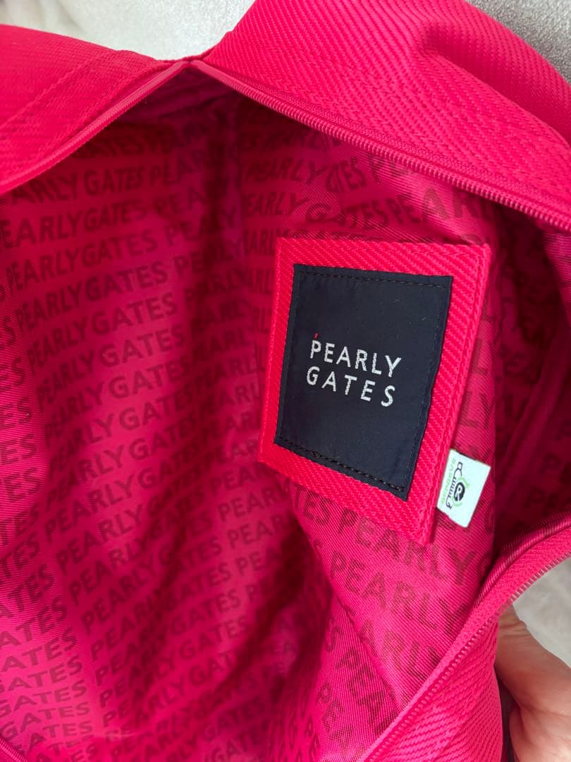 超美品　PEARLY GATES ピンクゴルフバッグ　クラブケース