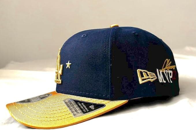 大谷翔平モデル ドジャース 2連覇記念 ネイビー×ゴールド MVP刺繍 2026