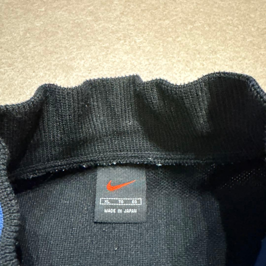 Nike ナイキ　上下セットアップ　ジャージ　ビンテージ 90s 青　黒　XL
