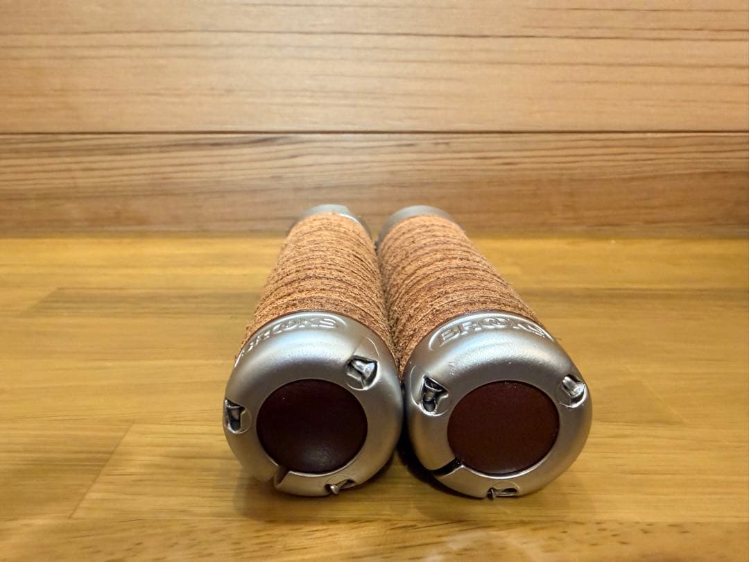 BROOKS(ブルックス) PLUMP LEATHER GRIPS ブラウン