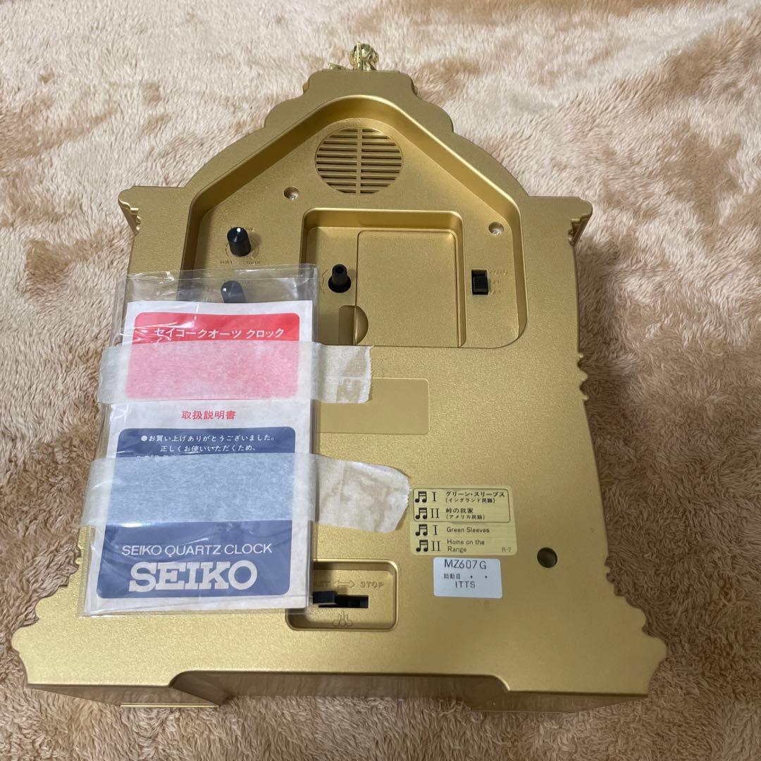 80's SEIKO メロディア　からくり時計　置き時計　目覚ましmz607g