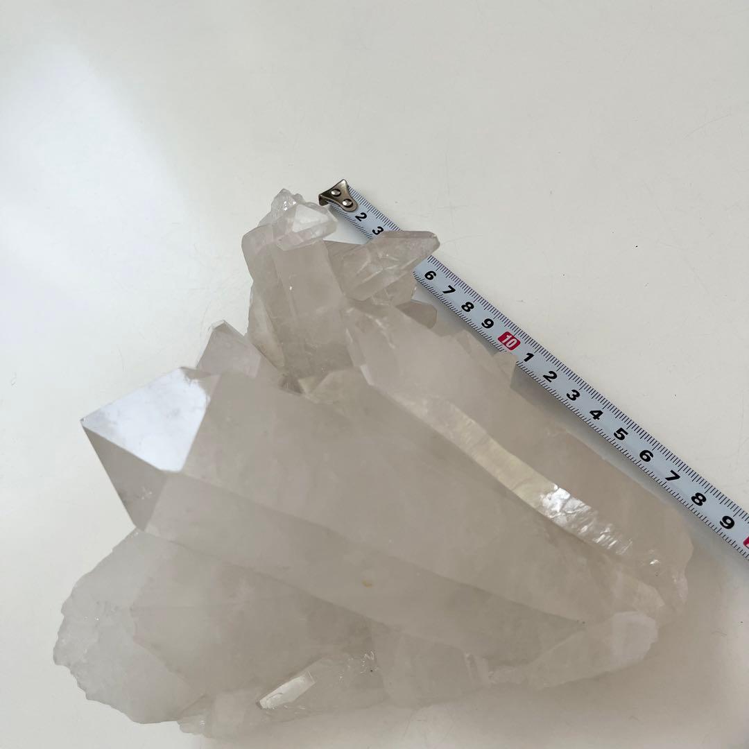 アーカンソー水晶　クラスター　天然石　原石　パワーストーン　大型約1.9キロ希少