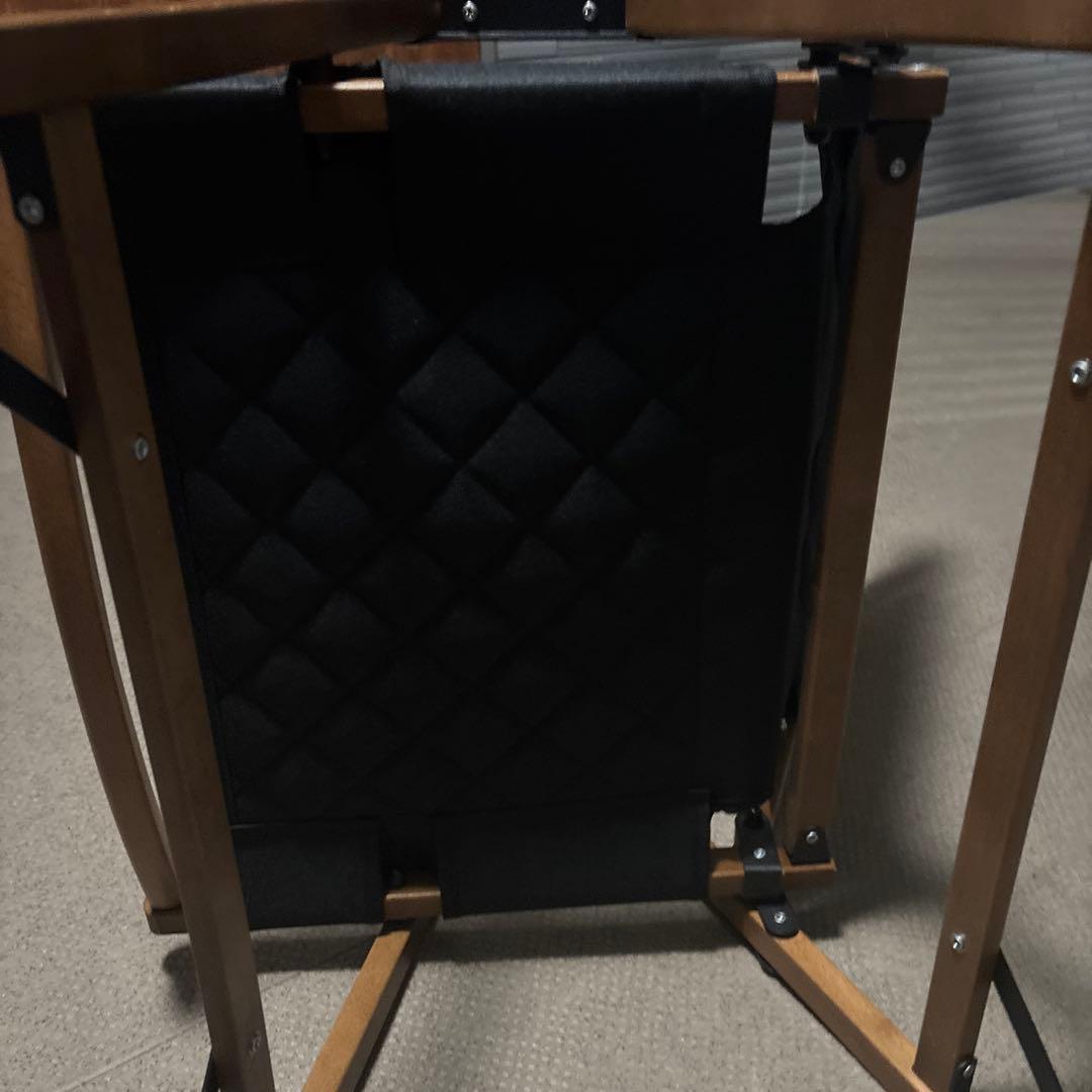 【専用】クイックキャンプ 一人掛け ウッドローチェア QC-WLC ブラック