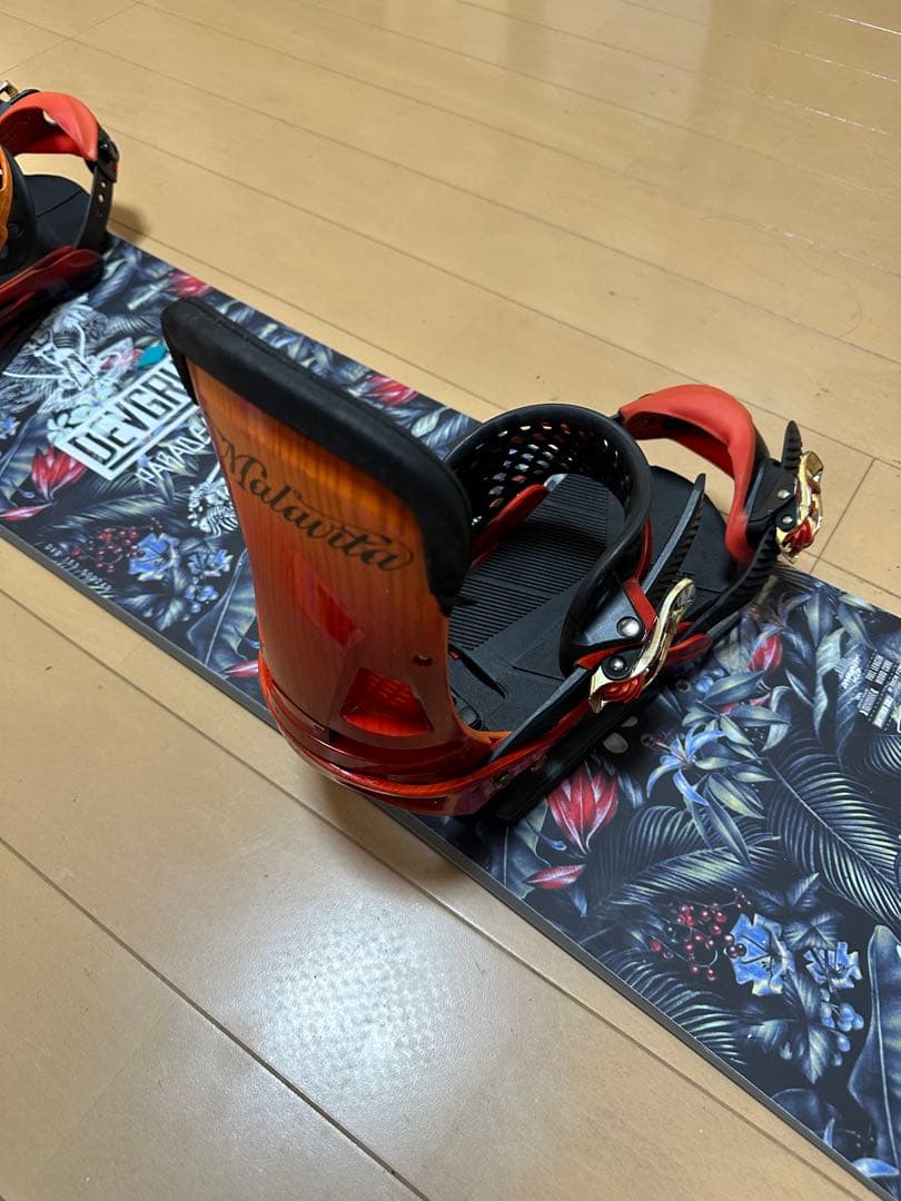 スノーボード DEVGURU 153cm ビンディング　BURTON sizeS