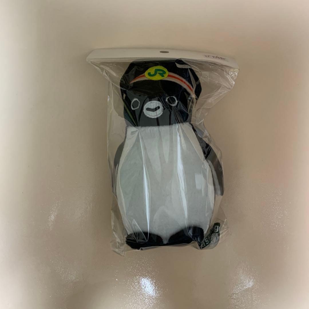スイカペンギン駅員さんマスコットとアクリルチャームセット